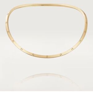 Cartier Gold LOVE TORQUE NECKLACE